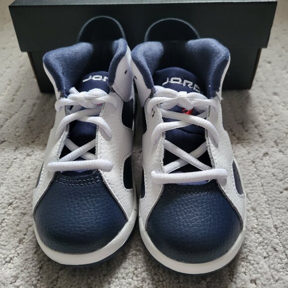Baby Size 7c - Jordan 6 Retro Olympic (2024) (TD) - DV3606-164 - Authentic New!! - Picture 6 of 9